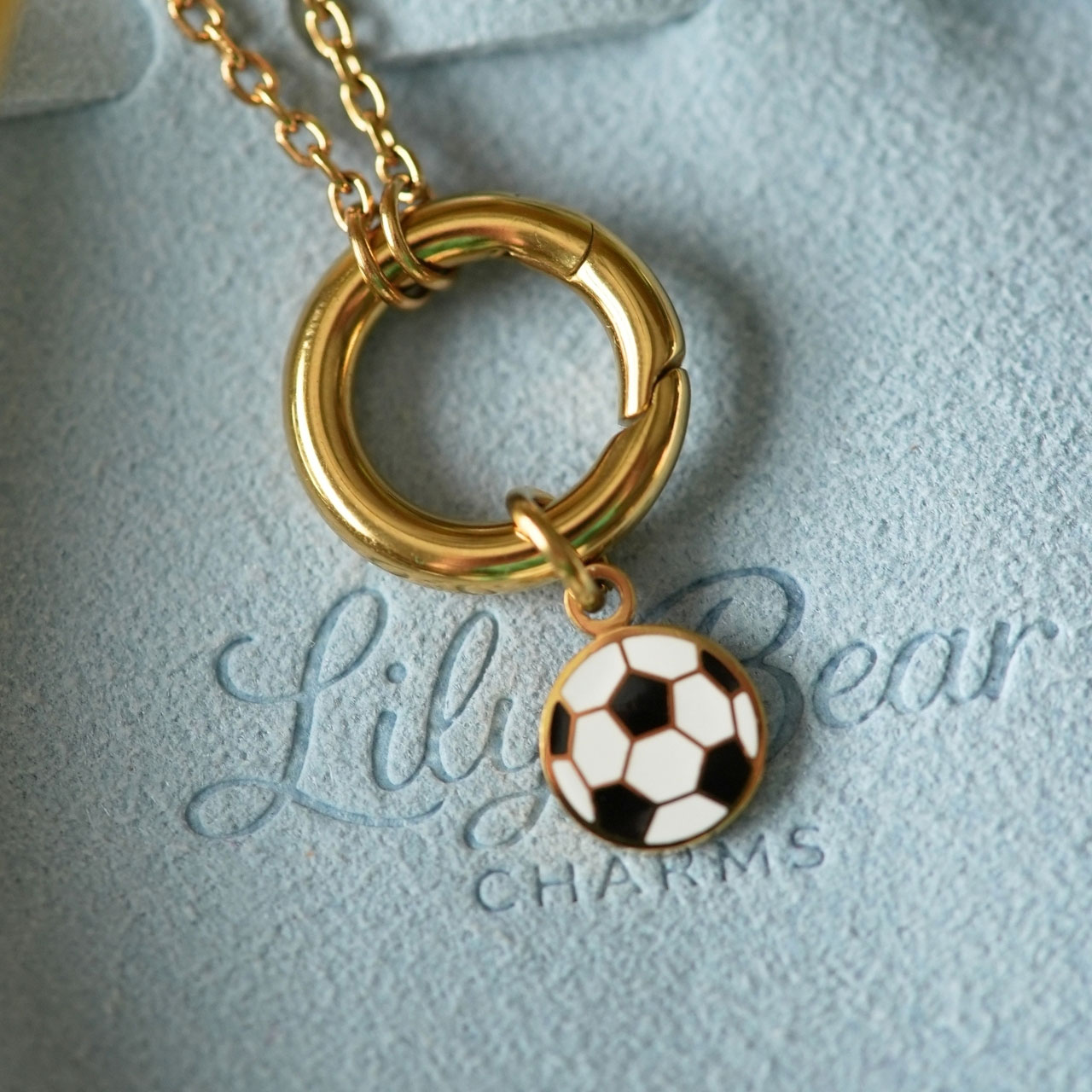 1_Soccer-(1280-x-1280-px) Soccer Ball Necklace Charm - Image 1