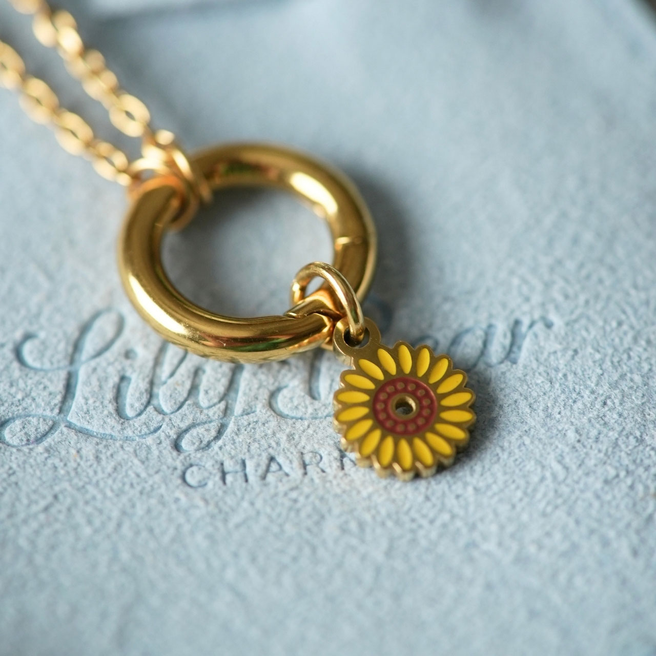 4_Sunflower-N-(1280-x-1280-px) Sunflower Necklace Charm - Image 1